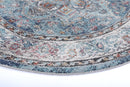 Lagoon Hearth Blue Round Rug