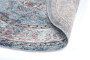 Lagoon Hearth Blue Round Rug