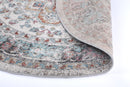 Ember Hearth Ivory Multi Round Rug