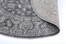 Seabreeze Hearth Grey Round Rug