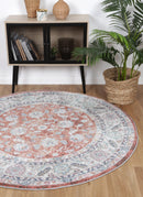 Misty Hearth Round Rug