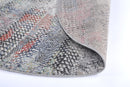 Pine Hearth Grey Tribal Round Rug