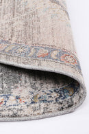 Zephyr Hearth Grey Round Rug
