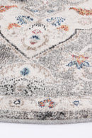 Clover Hill Grey Round Rug