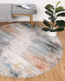 Briar Hill Multi Abstract Round Rug