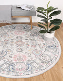 Cedar Hill Cream Round Rug
