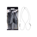 S And M Exs And Ohs Body Jewelry With Metal Chain With Nipple Ties
