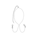 S And M Exs And Ohs Body Jewelry With Metal Chain With Nipple Ties