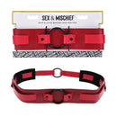 S And M Exs And Ohs Bound And Belted Red Bondage Belt