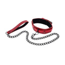 S And M Exs And Ohs Collar And Leash Red Neck Restraint