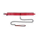 S And M Exs And Ohs Collar And Leash Red Neck Restraint