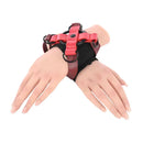 S And M Exs And Ohs Cross Cuffs Red Black Restraints