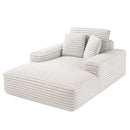 Sofa Bed Lounge Chair Recliner Couch Reading Chairs Sleeper Cloud Sofas Faux Fur Fabric