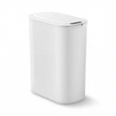 Automatic Trash Bin with Lid 21L Motion Sensor Kitchen Bin Touchless Garbage Can Plastic Slim Rubbish Bin with Liner Holder for Kitchen, Home, Office, White