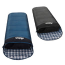 Sleeping Bag Set of 2 Single Thermal Camping Hiking Tent 0‚ÑÉ