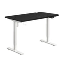Electric Standing Desk Single Motor Walnut&Black 120cm