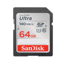 Sandisk Ultra Sdxc Sdunb 64Gb C10 Uhsi 140Mbs