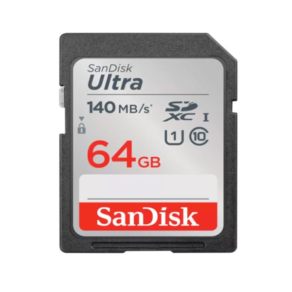 Sandisk Ultra Sdxc Sdunb 64Gb C10 Uhsi 140Mbs