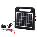 10km Electric Fence Energiser Solar Energizer Charger Farm Animal 0.3J