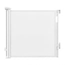 Retractable Gate Baby Gate Pet Safety Fence Extends up to 140cm White