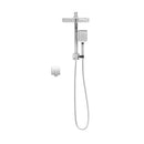Rain Shower Head Set With Mixer Square Handheld Shower