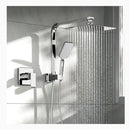 Rain Shower Head Set With Mixer Square Handheld Shower