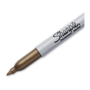 Sharpie Perm Marker Fine Point Gold Box Of 12