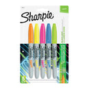 Sharpie Neon Permanent Marker Fine Point Asst Pack Of 5