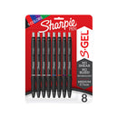 Sharpie Gel Rt Gel Pen Business Assorted Pack Of 8