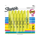 Sharpie Highlighter Tank Yellow Pack Of 12 Box Of 3