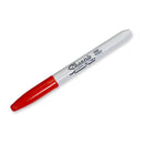Sharpie Permanent Marker Fine Point Red Box Of 12