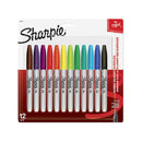 Sharpie Fine Permanent Marker Fashion Assorted Pack Of 12