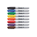 Sharpie Permanent Marker Fine Point Fashion Colours Assorted Pack Of 8