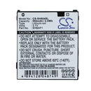 Cameron Sino Cs Sh604Sl 550Mah Battery For Sharp V604Sh Mobile