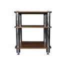 Silcron Steelseries 3 Shelf Hifi Rack Timber