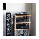 Silcron Steelseries 4 Shelf Hifi Rack Timber