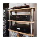 Silcron Steelseries 4 Shelf Hifi Rack Timber