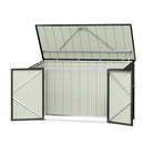 Garden Shed 2.22x0.91M Bike Sheds Outdoor Storage Tool Workshop House Shelter Double Door