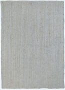 Golden Glen Silver Jute Rug