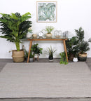 Golden Glen Silver Jute Rug