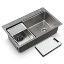 Kitchen Sink 304 Stainless Steel Bar Sink Millet Grain Water Basin Sink