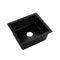 Stone Kitchen Sink Black 460 x 410