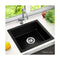 Stone Kitchen Sink Black 460 x 410