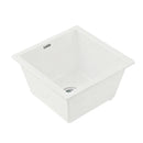 Kitchen Sink 38x38cm Granite Stone Sink Single Bowl White