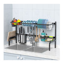 Over Sink Adjustable Dish Drying Rack For Kitchen Counter Storage