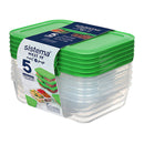 Sistema 870ML Food Container Meal Nest It Pack Of 5 Green
