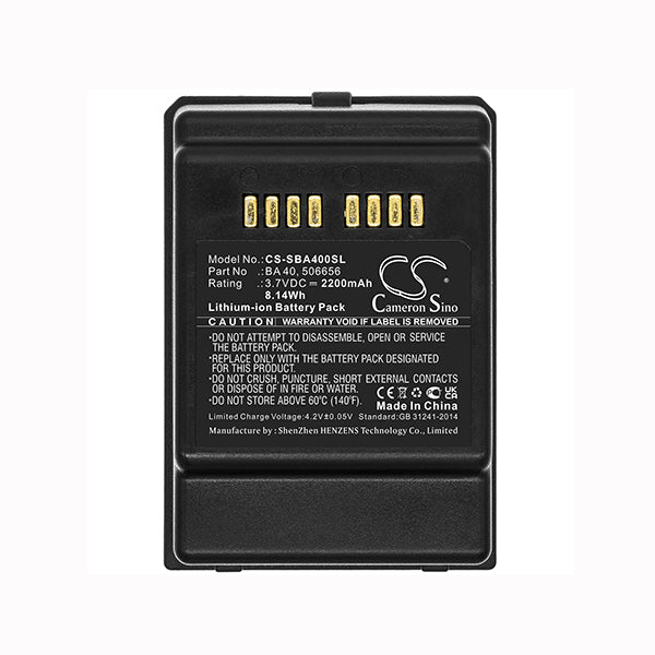 Cameron Sino Cs Sba400Sl 2200Mah Battery For Sennheiser Sl 133 S Dw