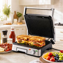 2000W 3-in-1 Panini Press Grill Sandwich Maker 180¬∞ Open 4 Slice