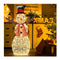 Lighted Standing Snowman With Ground Stakes For Decorations