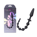 Maia Sorra Black Anal Plug With Beads